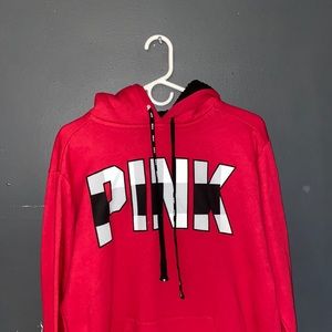 Red pink hoodie